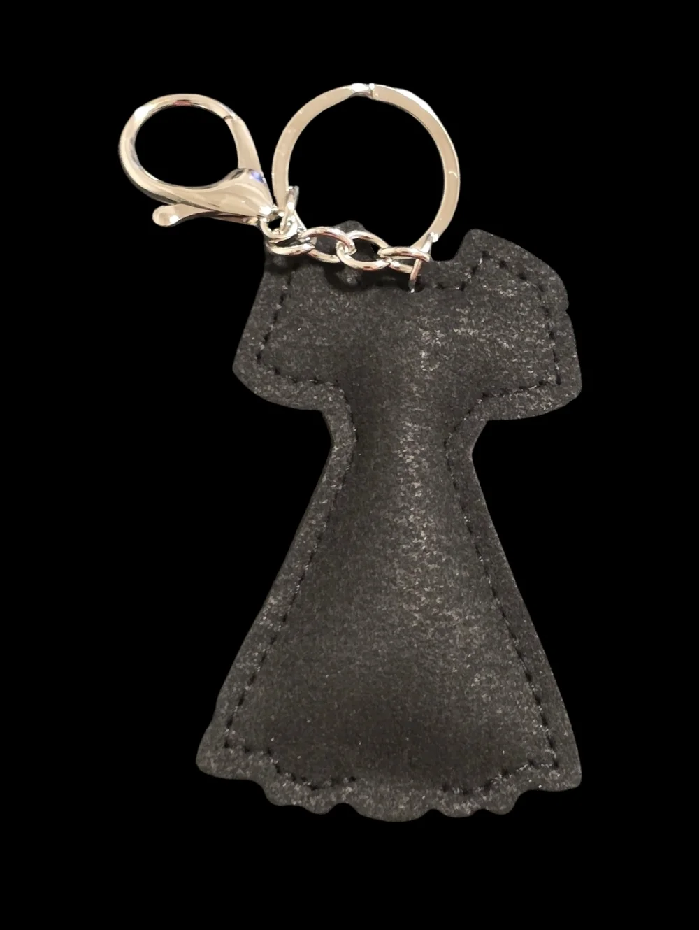 Sparkling Dress Bag Charm Keychain